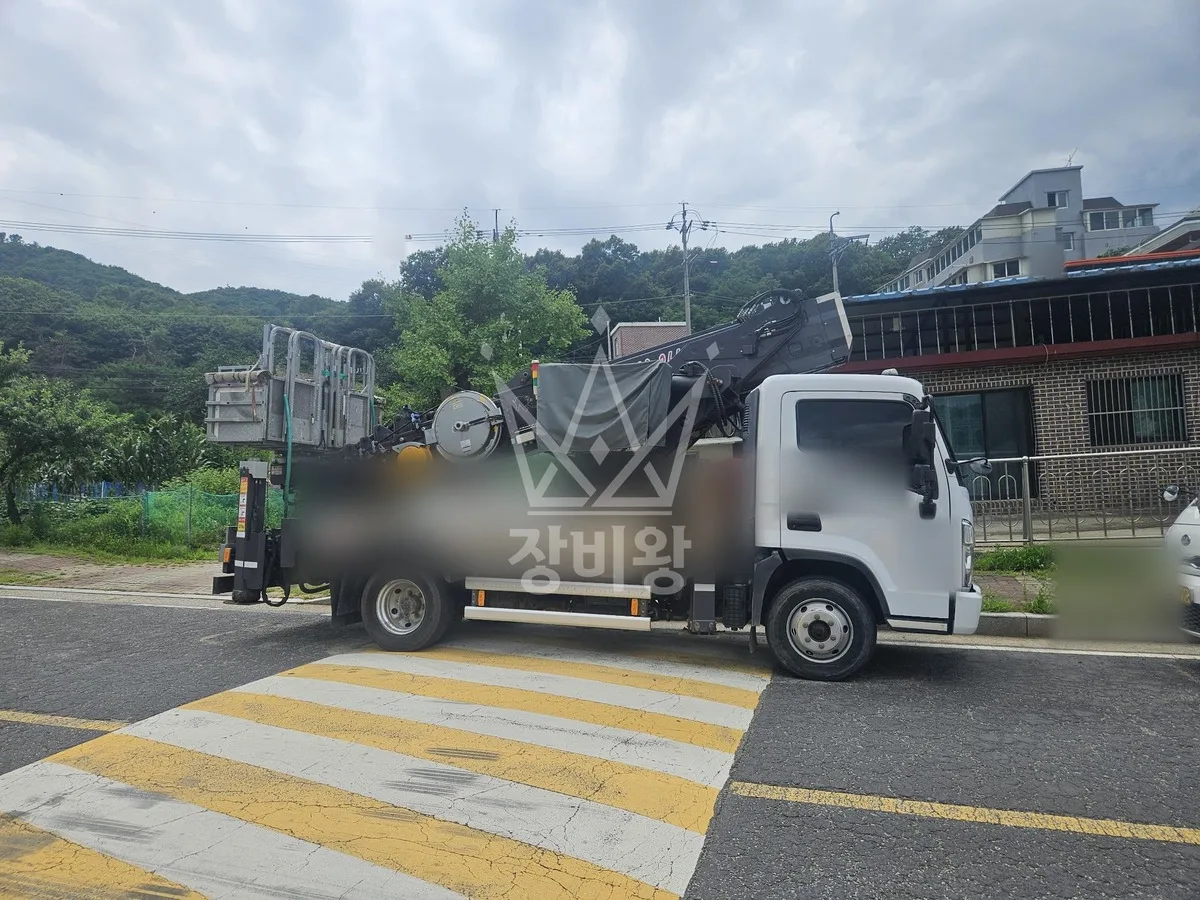 제주 서귀포시 표선면 토산리 스카이차 CCTV 작업 현장