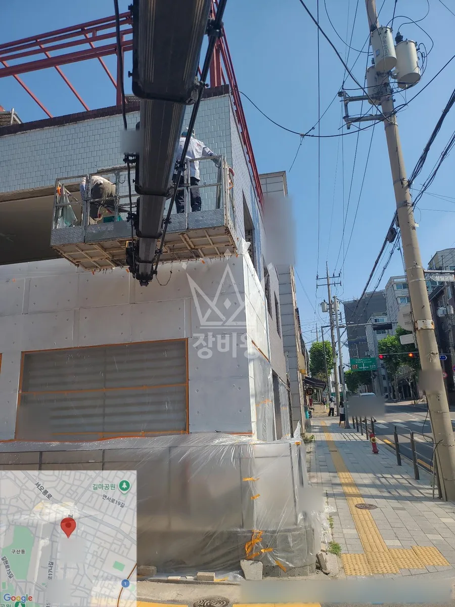 서울 은평구 갈현동 스카이차 수목 관리 작업 현장