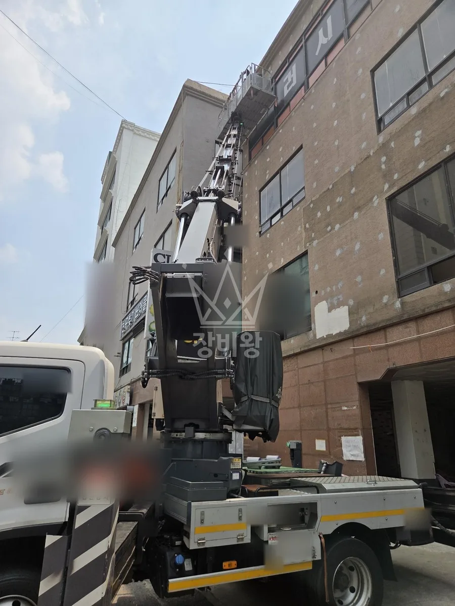 인천 연수구 동춘동 스카이차 철골 작업 현장