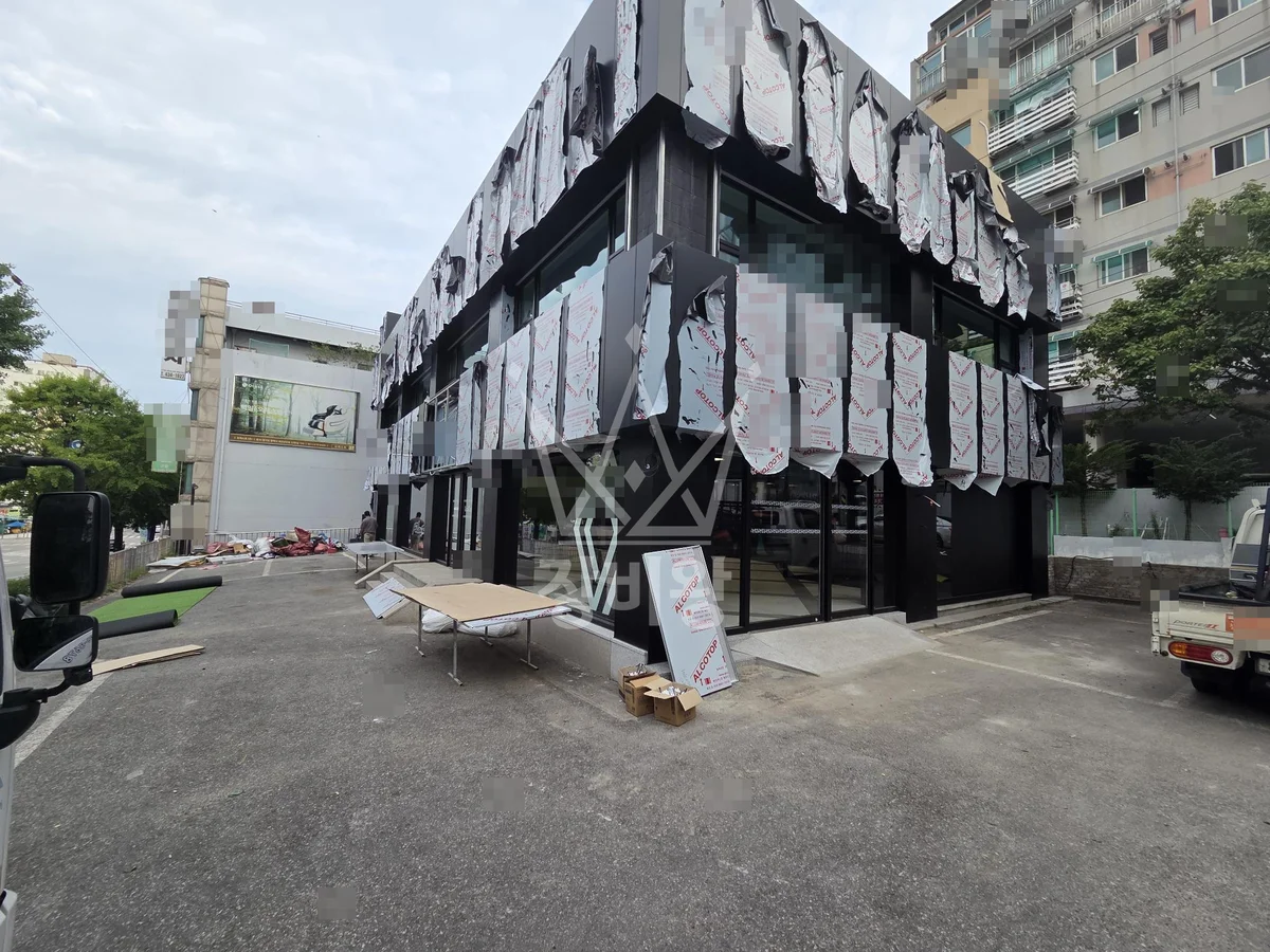 인천 영종구 무의동 스카이차 에어컨 작업 현장