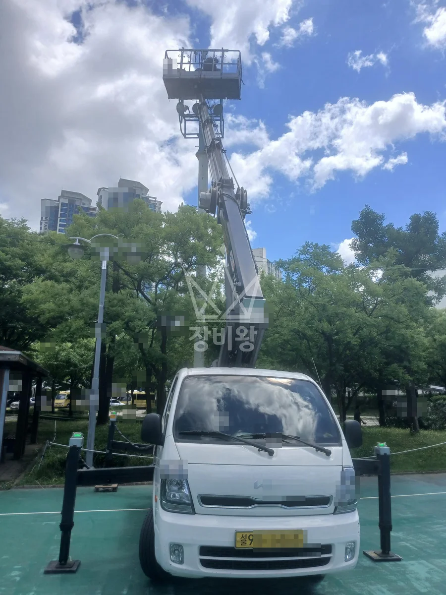경기 용인시수지구 스카이차 CCTV 작업 현장