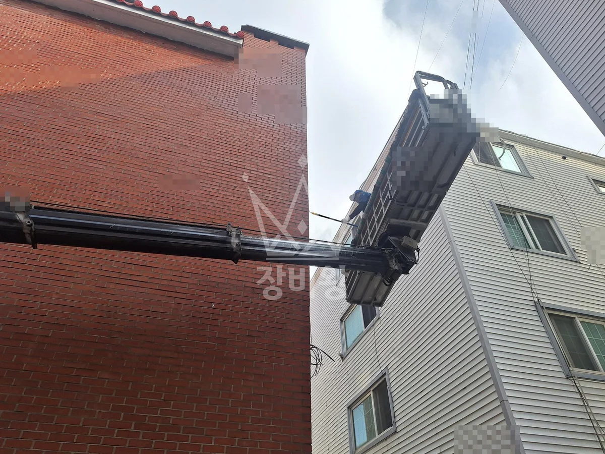 제주 제주시 우도면 연평리 스카이차 지붕 공사 작업 현장