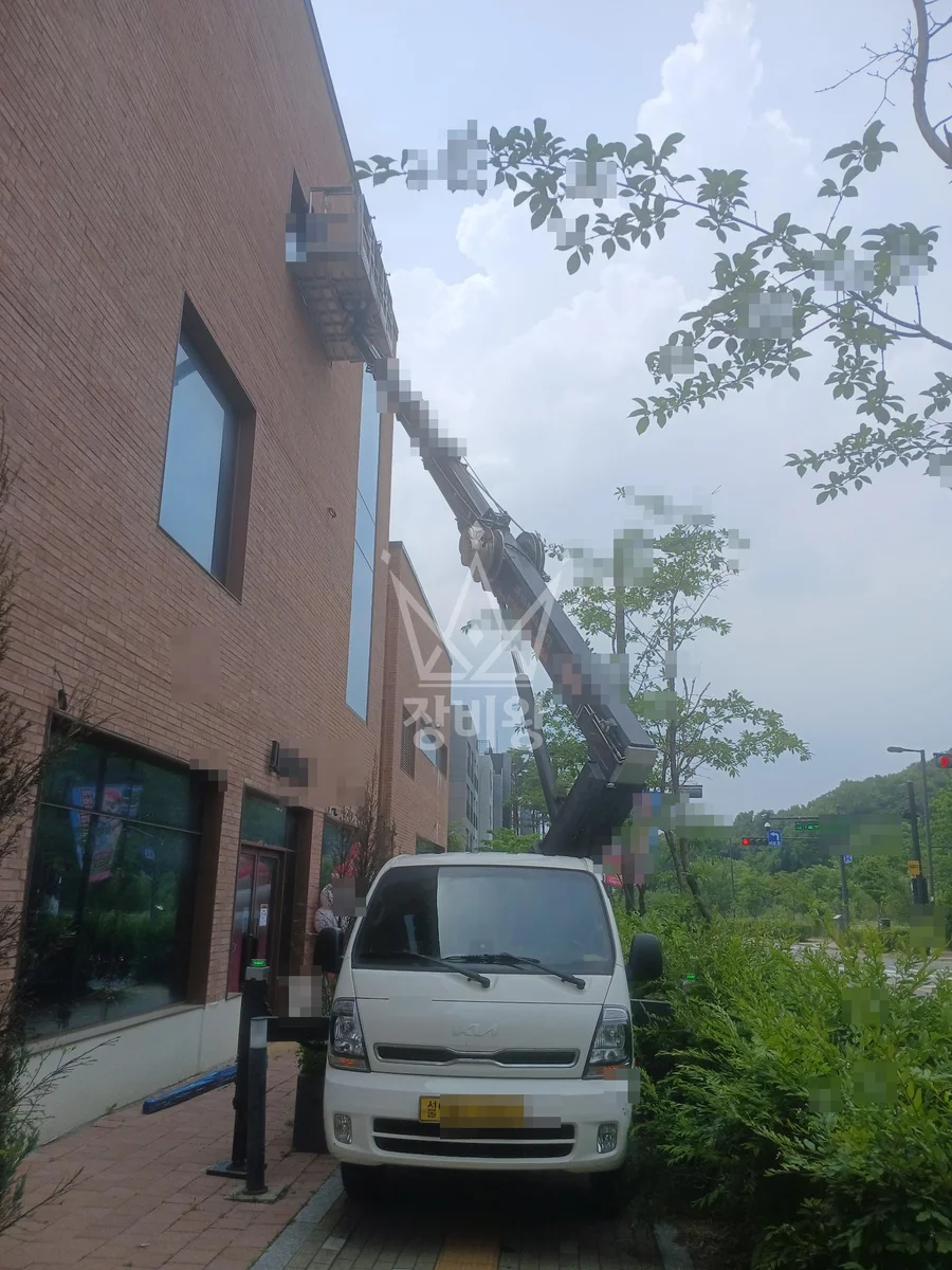 경기 화성시병점구 안녕동 스카이차 철골 작업 현장