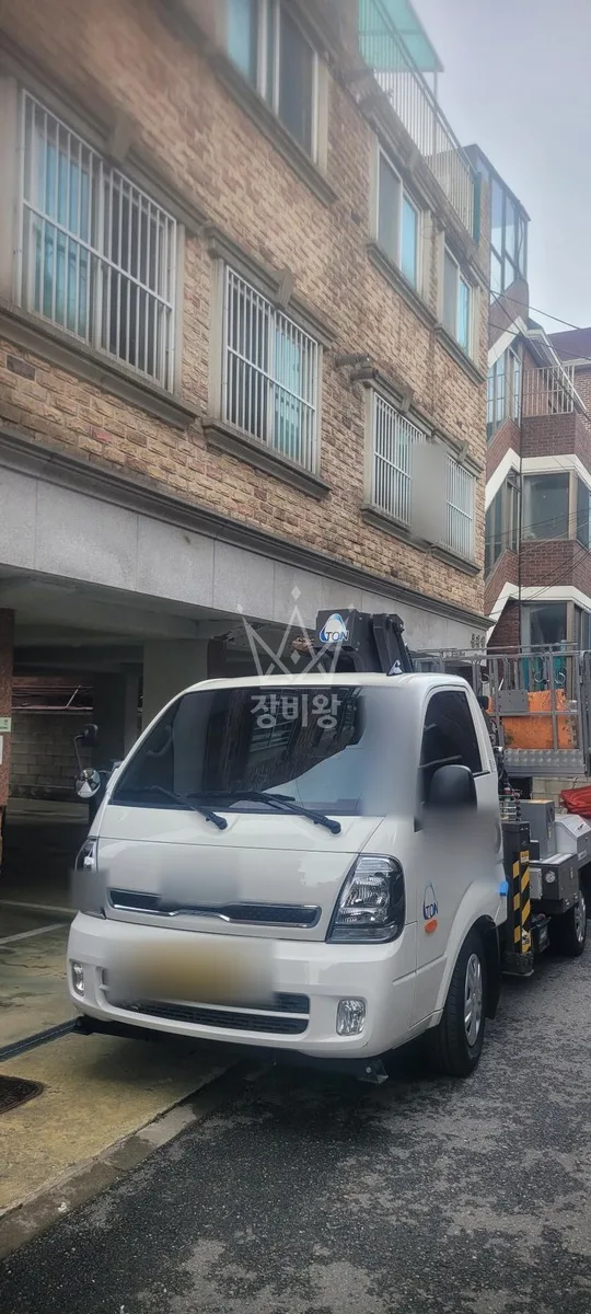 서울 마포구 상암동 스카이차 외벽 작업 작업 현장