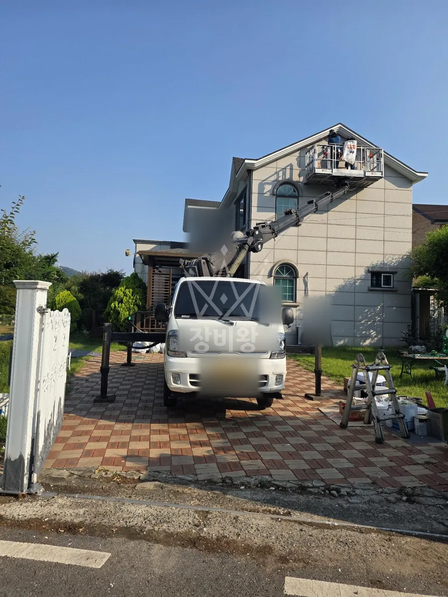 경기 용인시처인구 이동읍 묘봉리 스카이차 에어컨 작업 현장