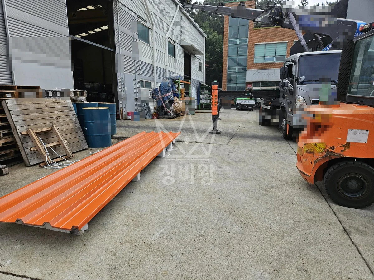 전북 익산시 스카이차 외벽 작업 작업 현장