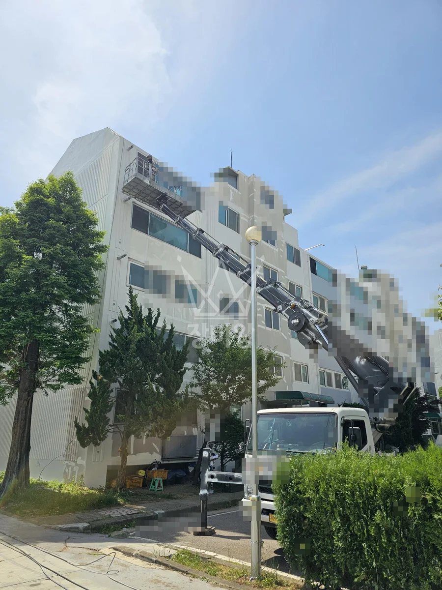 경기 수원시권선구 입북동 스카이차 CCTV 작업 현장