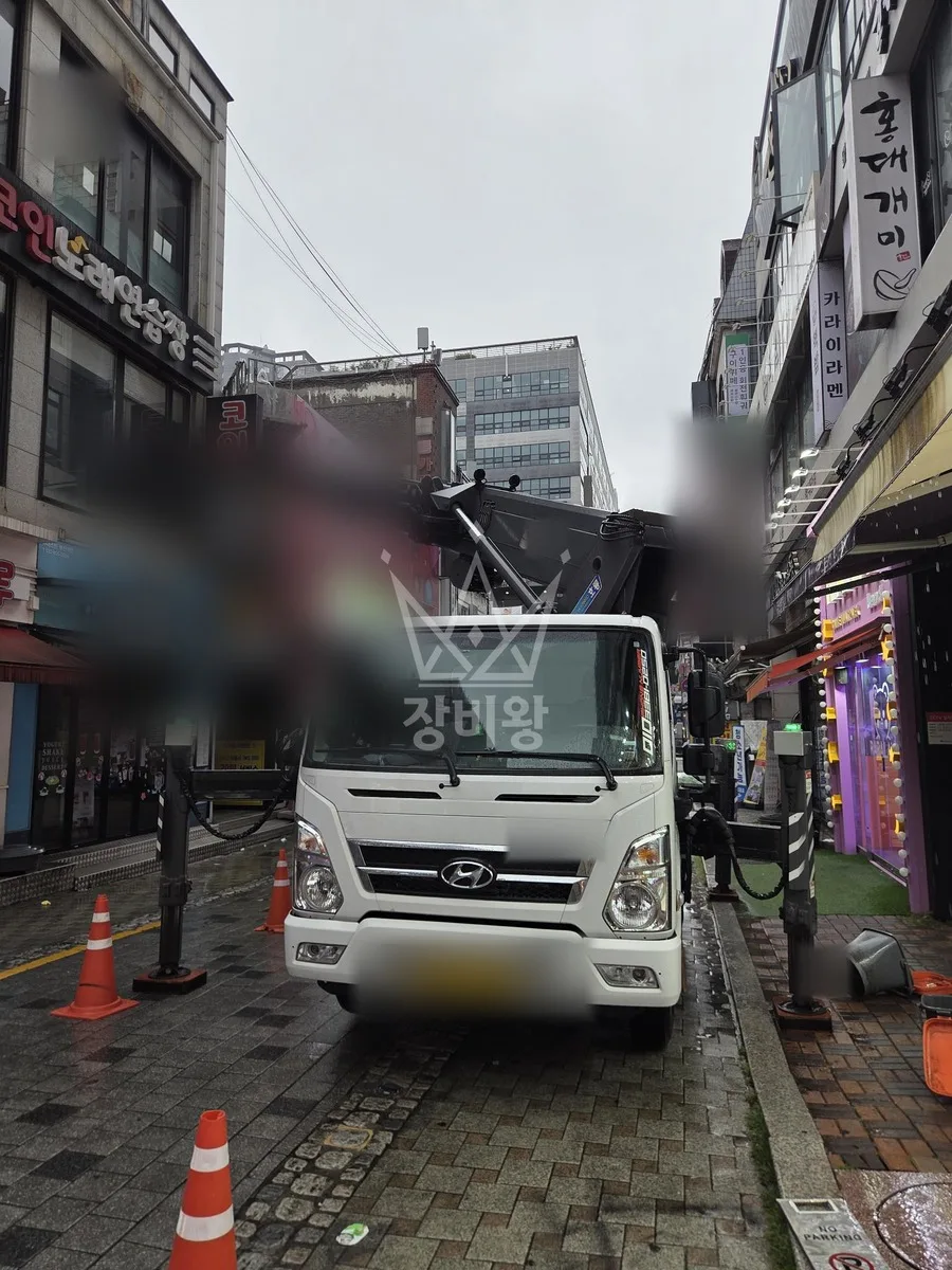 경기 연천군 장남면 판부리 스카이차 지붕 공사 작업 현장