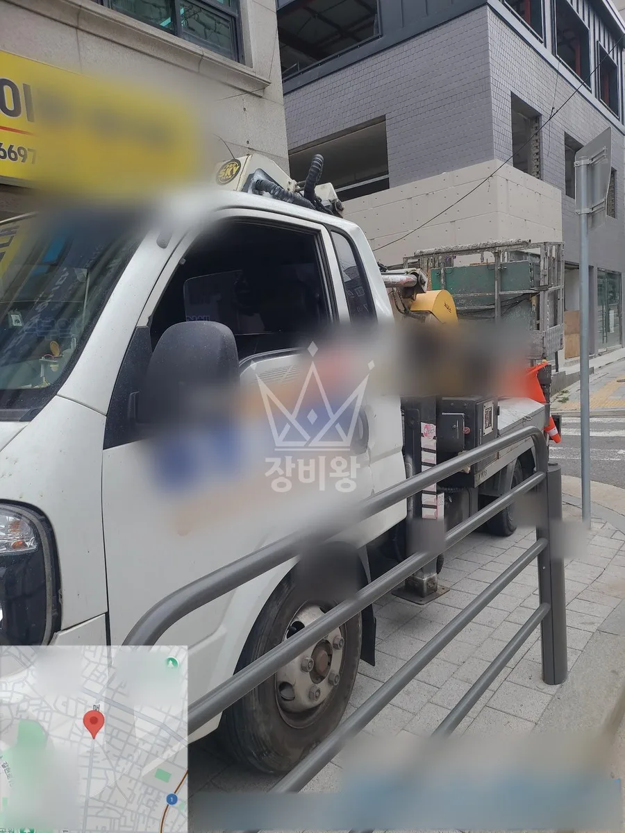 서울 은평구 증산동 스카이차 유리 작업 현장
