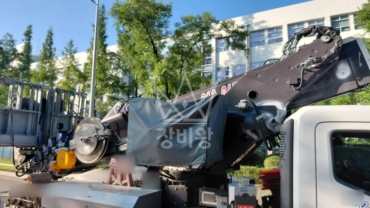서울 노원구 스카이차 외벽 작업 작업 현장