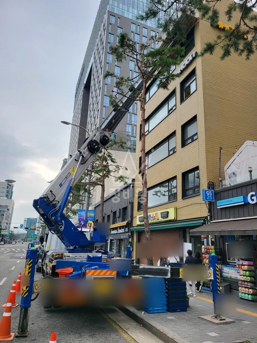 서울 중구 삼각동 스카이차 CCTV 작업 현장
