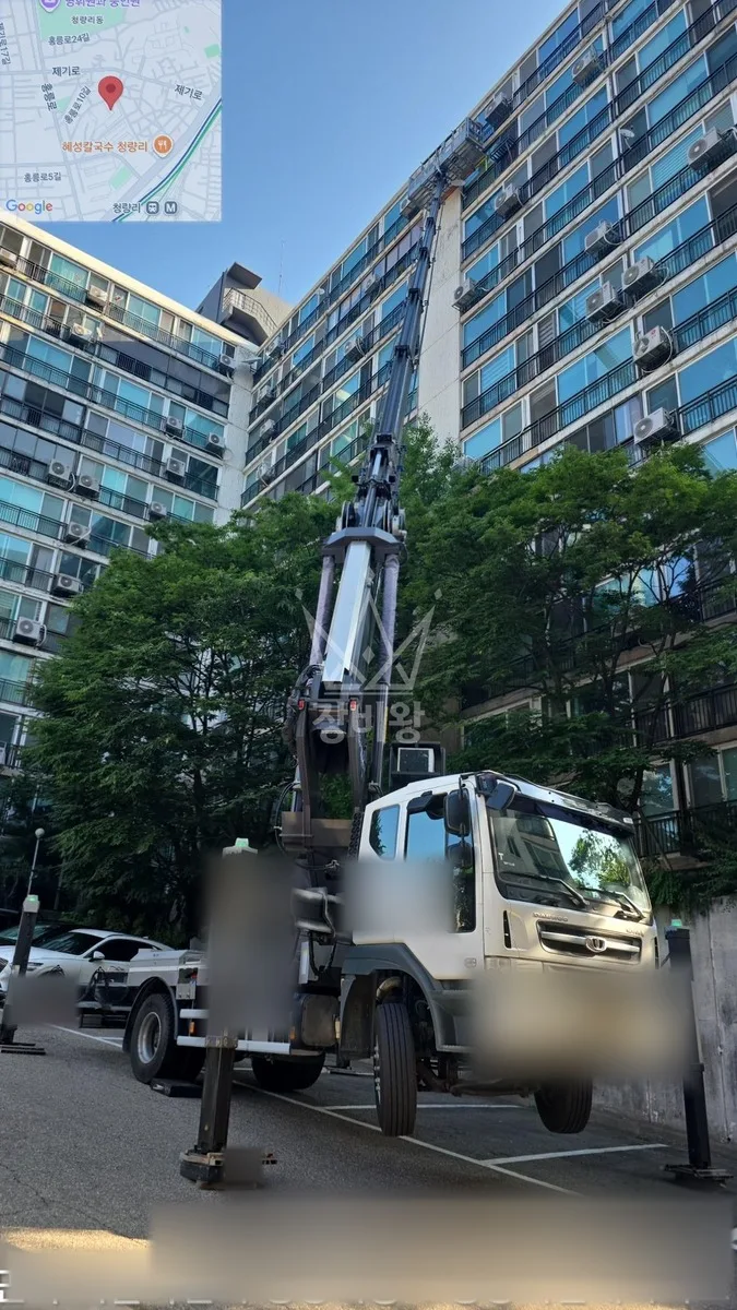서울 동대문구 휘경동 스카이차 CCTV 작업 현장