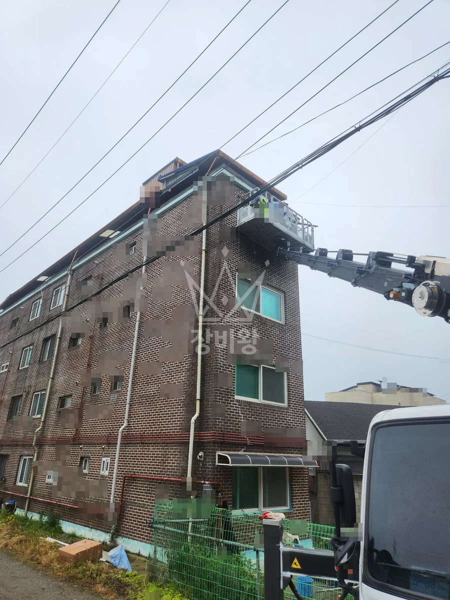 경기 고양시일산서구 가좌동 스카이차 에어컨 작업 현장