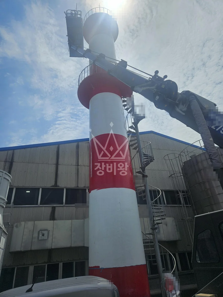 전북 부안군 스카이차 조경 작업 현장
