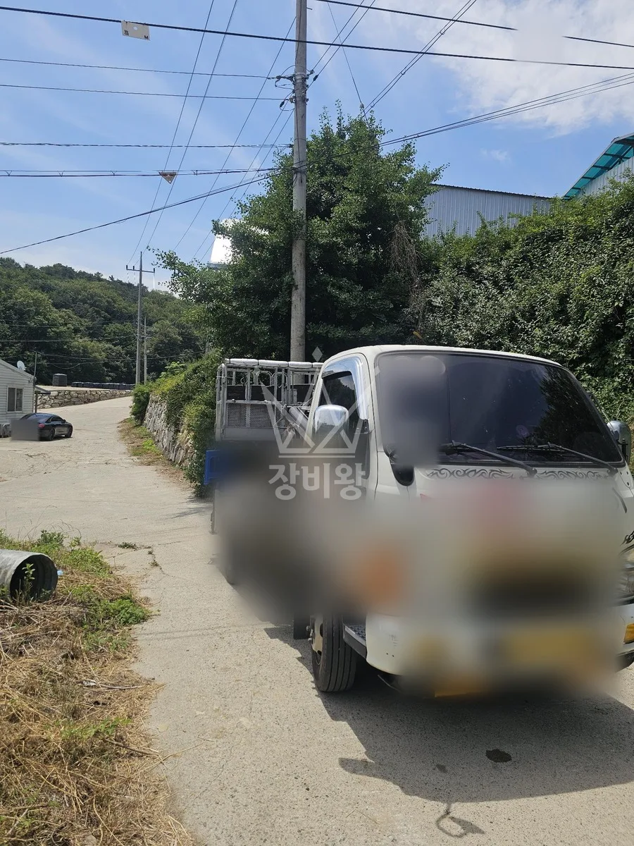 경북 의성군 스카이차 간판 작업 현장