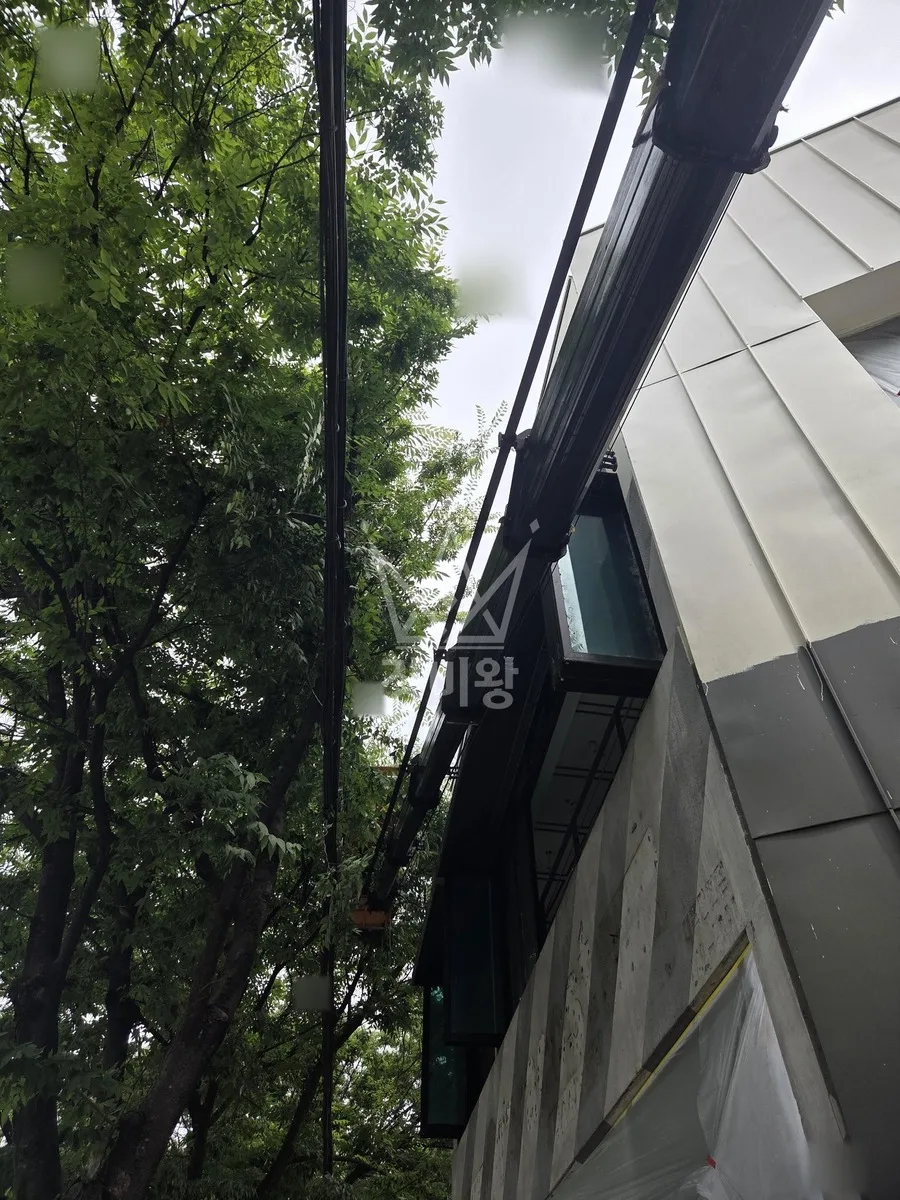 대구 군위군 군위읍 스카이차 조경 작업 현장