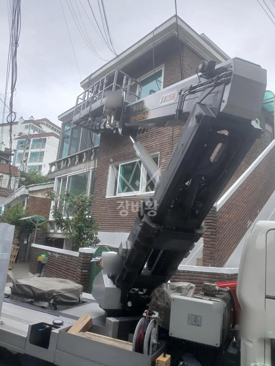서울 동작구 상도동 스카이차 외벽 작업 작업 현장