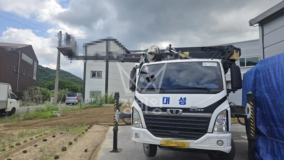 경기 동두천시 스카이차 CCTV 작업 현장