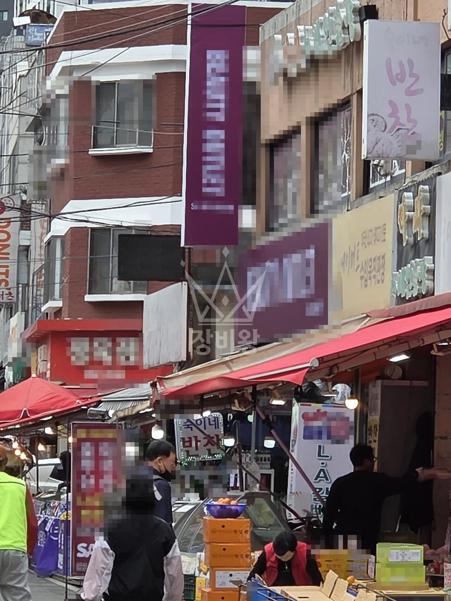 인천 미추홀구 용현동 스카이차 유리 작업 현장