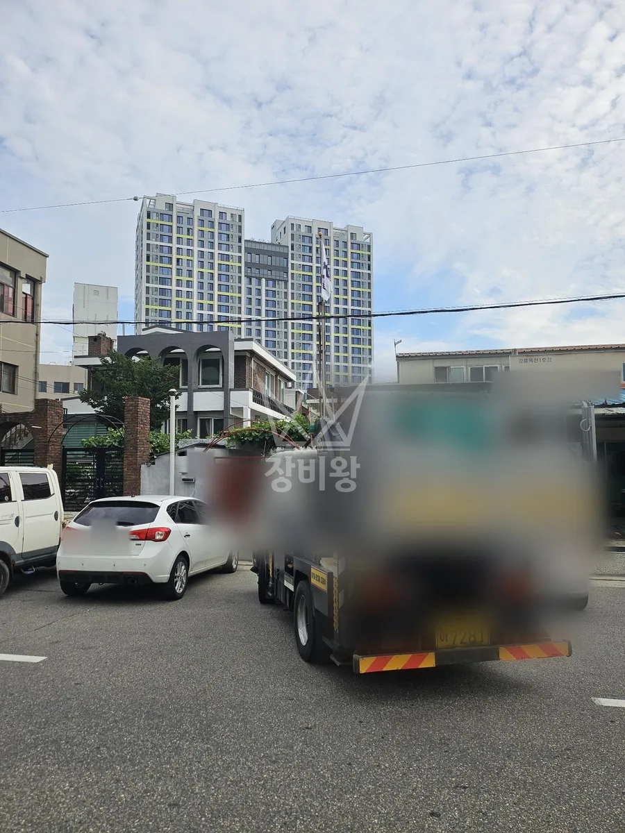 강원 강릉시 명주동 스카이차 에어컨 작업 현장