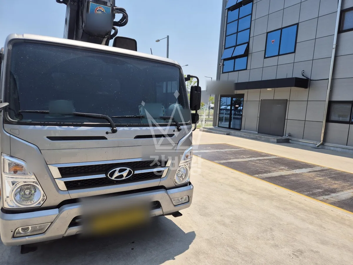 경기 평택시 서정동 스카이차 에어컨 작업 현장