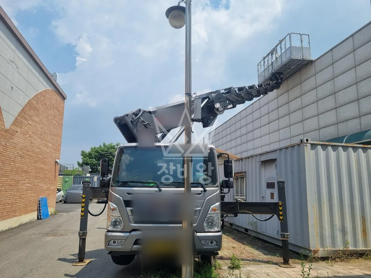 제주 서귀포시 표선면 토산리 스카이차 CCTV 작업 현장
