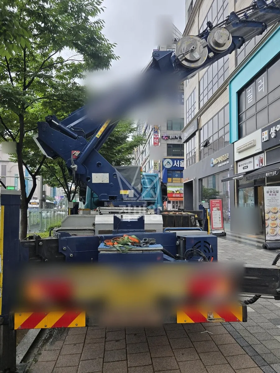 제주 서귀포시 성산읍 스카이차 CCTV 작업 현장