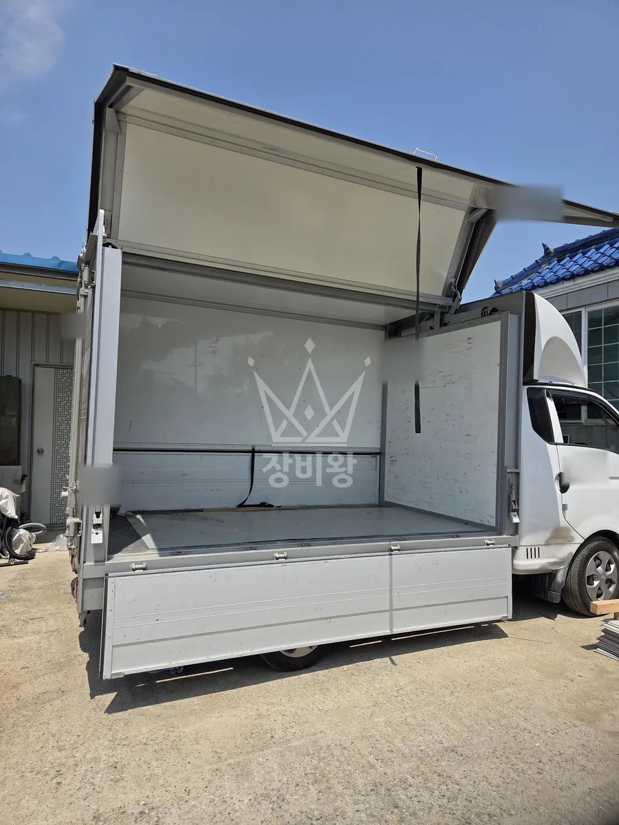 경북 문경시 스카이차 철골 작업 현장