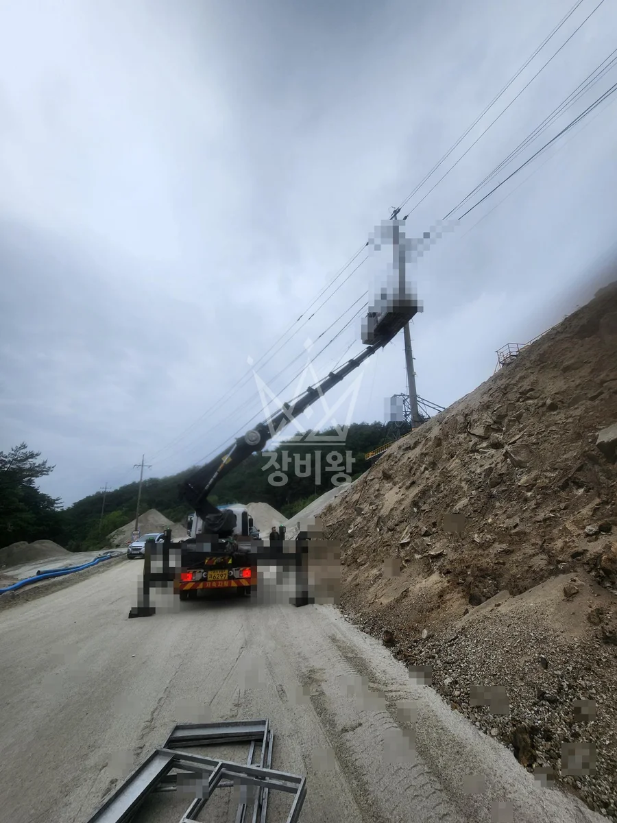 경기 동두천시 스카이차 에어컨 작업 현장