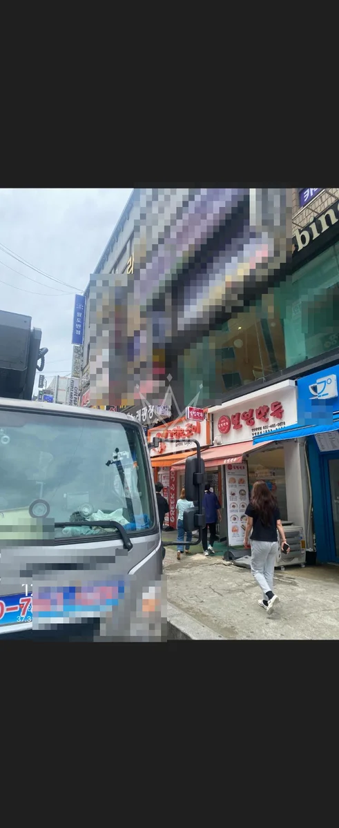 경기 고양시덕양구 대장동 스카이차 간판 작업 현장