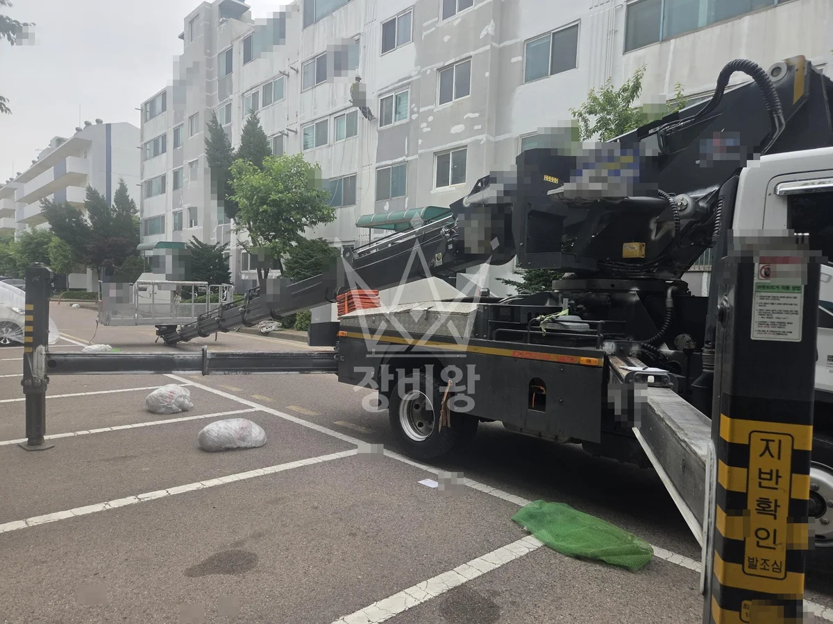 경기 시흥시 스카이차 CCTV 작업 현장