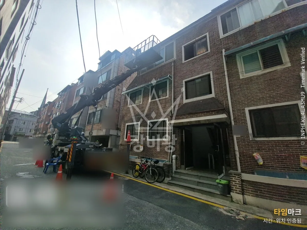 서울 송파구 문정동 스카이차 CCTV 작업 현장