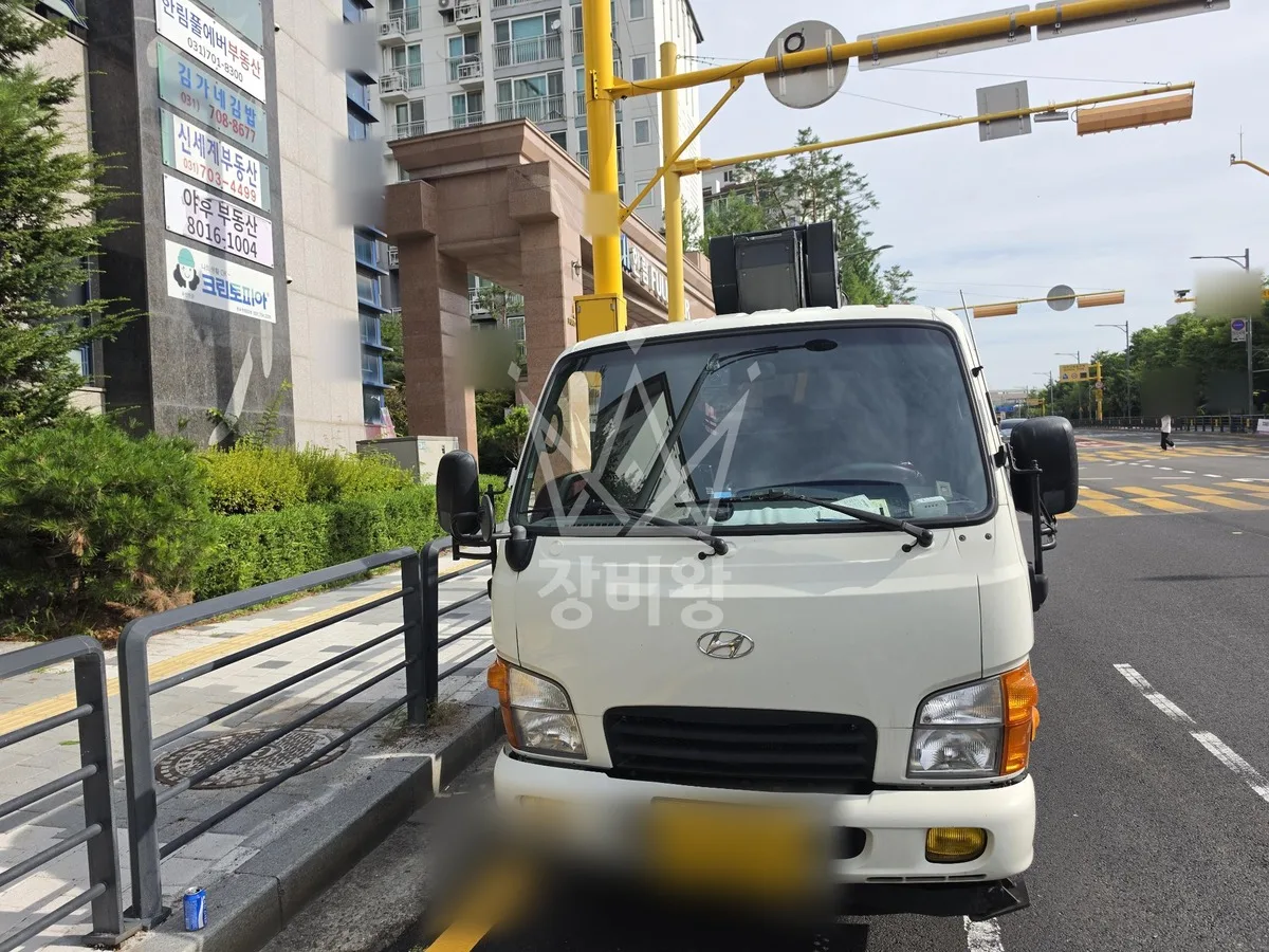 경기 성남시 스카이차 CCTV 작업 현장