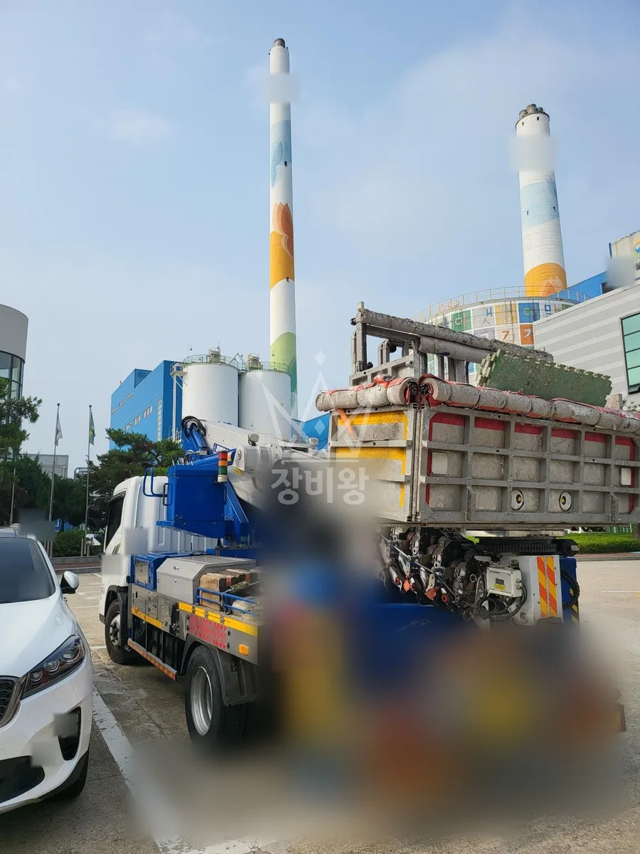 경기 연천군 연천읍 상리 스카이차 지붕 공사 작업 현장