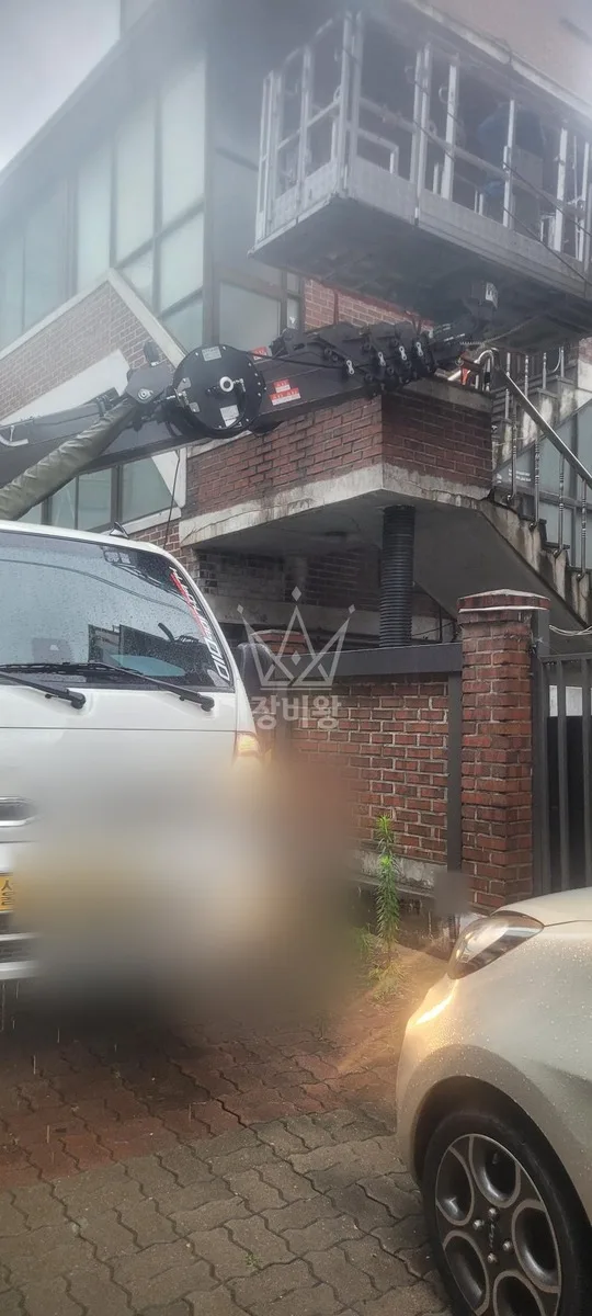 서울 서대문구 홍은동 스카이차 CCTV 작업 현장