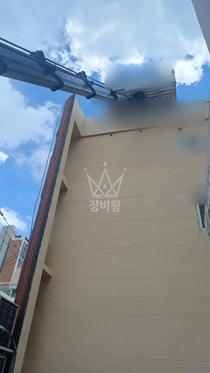 부산 수영구 스카이차 유리 작업 현장