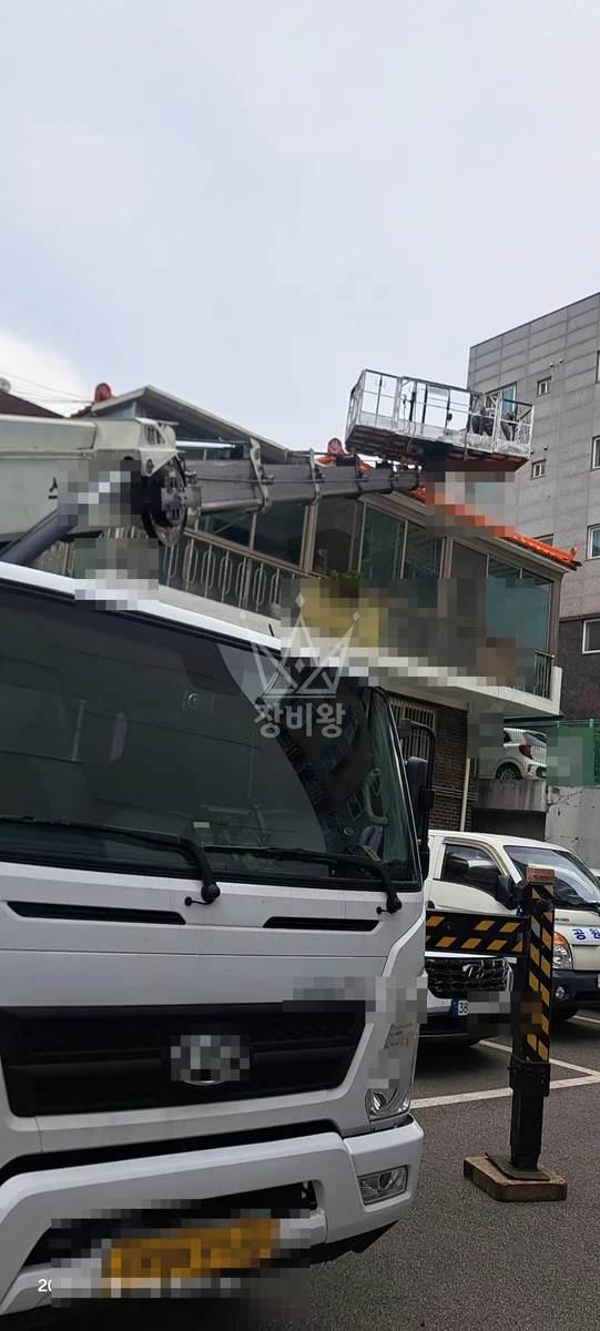 경기 안산시상록구 성포동 스카이차 에어컨 작업 현장