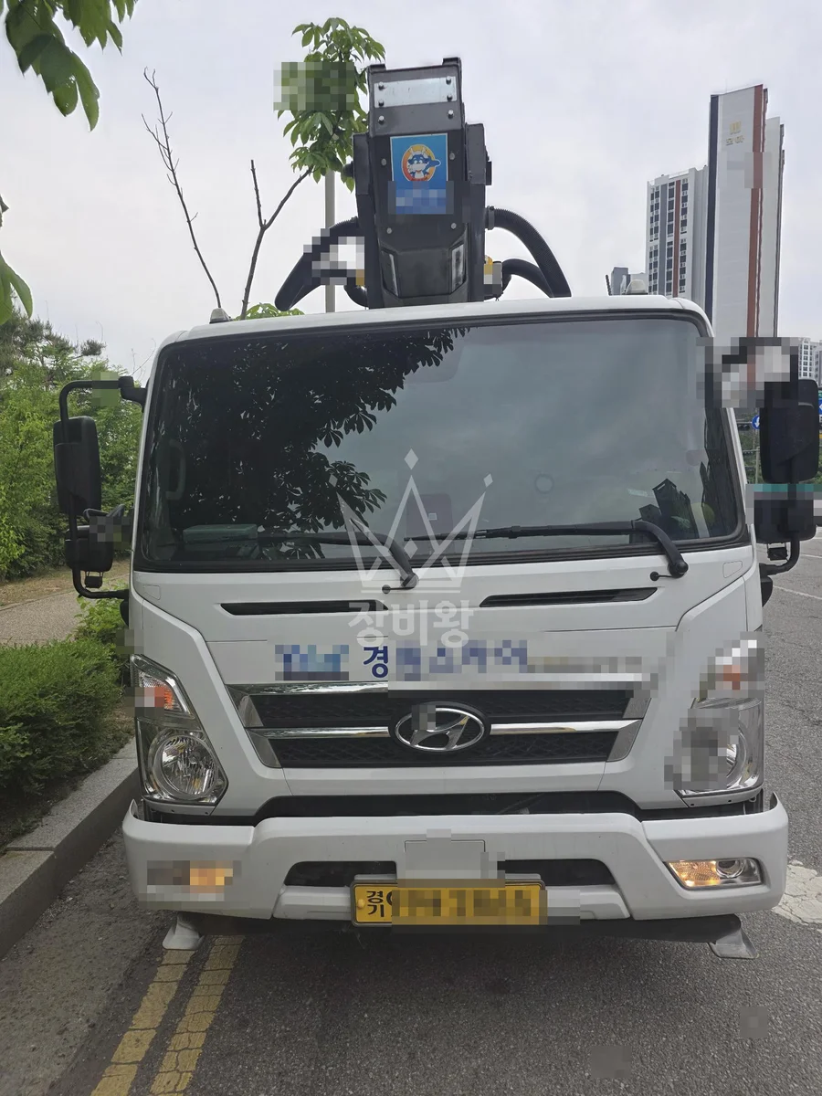 제주 제주시 애월읍 곽지리 스카이차 간판 작업 현장