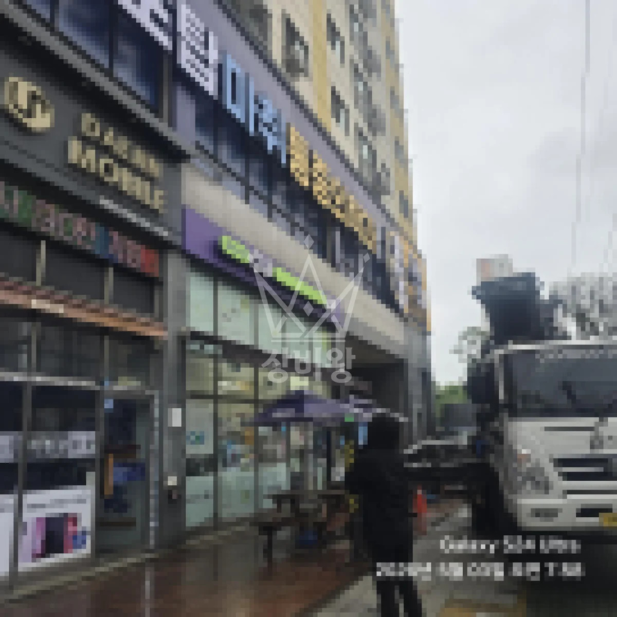 인천 영종구 무의동 스카이차 철골 작업 현장