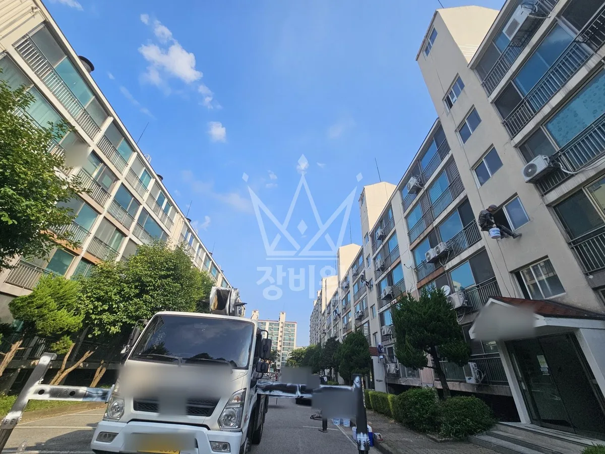 경기 화성시만세구 서신면 용두리 스카이차 CCTV 작업 현장