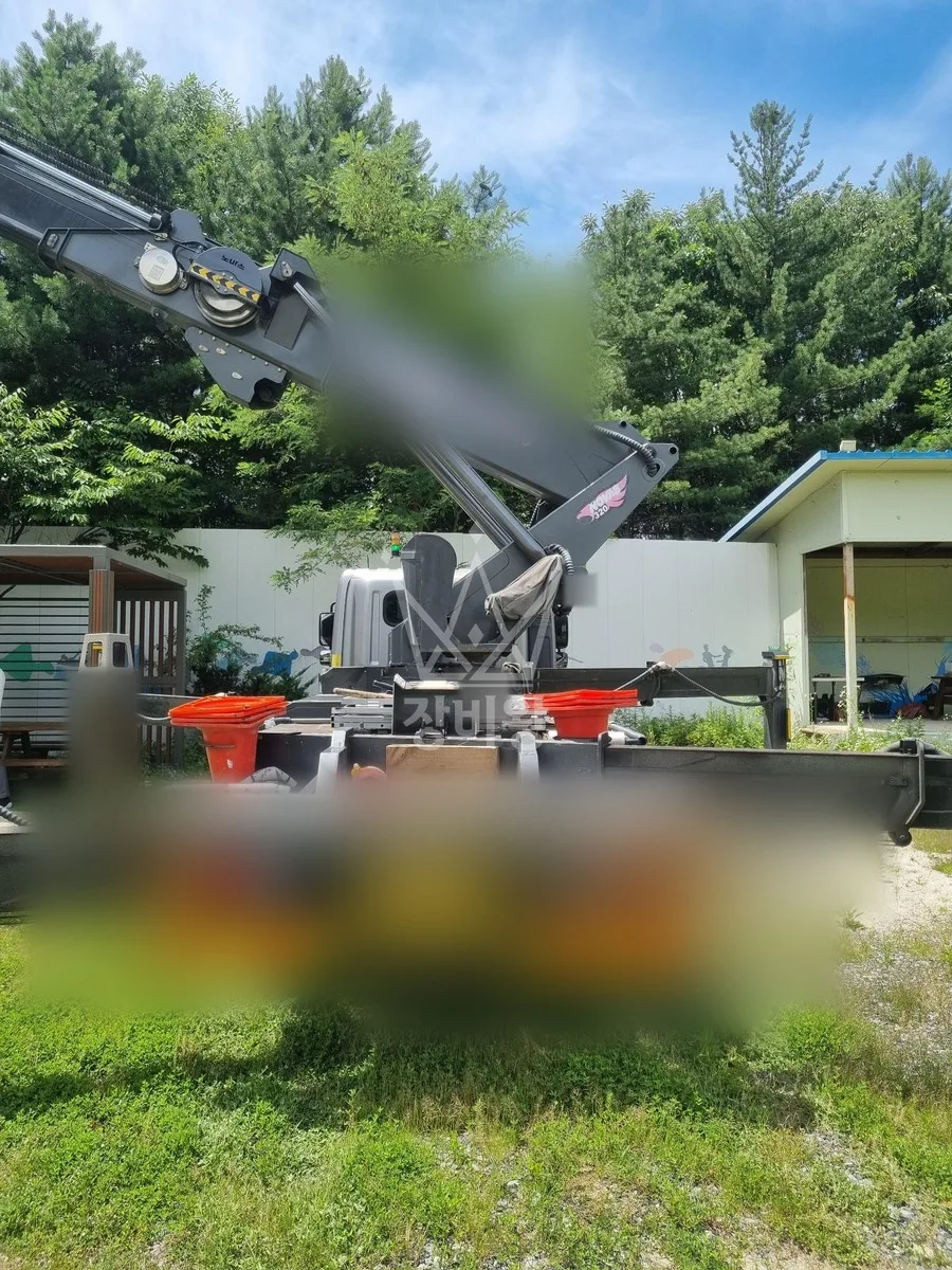 경기 포천시 소흘읍 스카이차 지붕 공사 작업 현장