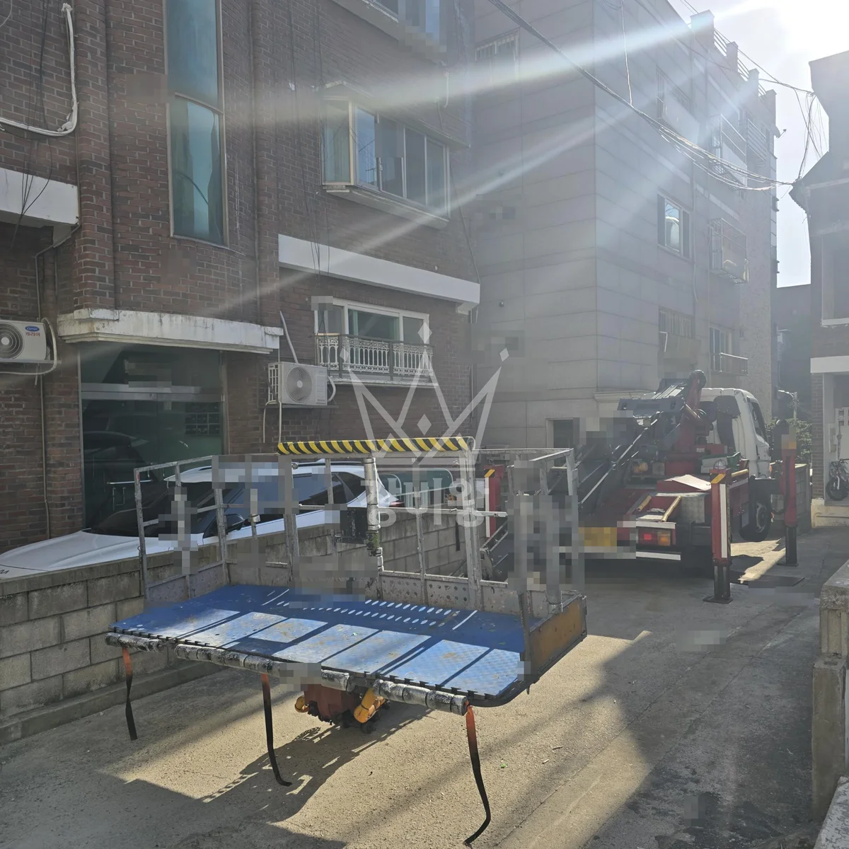 제주 제주시 조천읍 선흘리 스카이차 지붕 공사 작업 현장