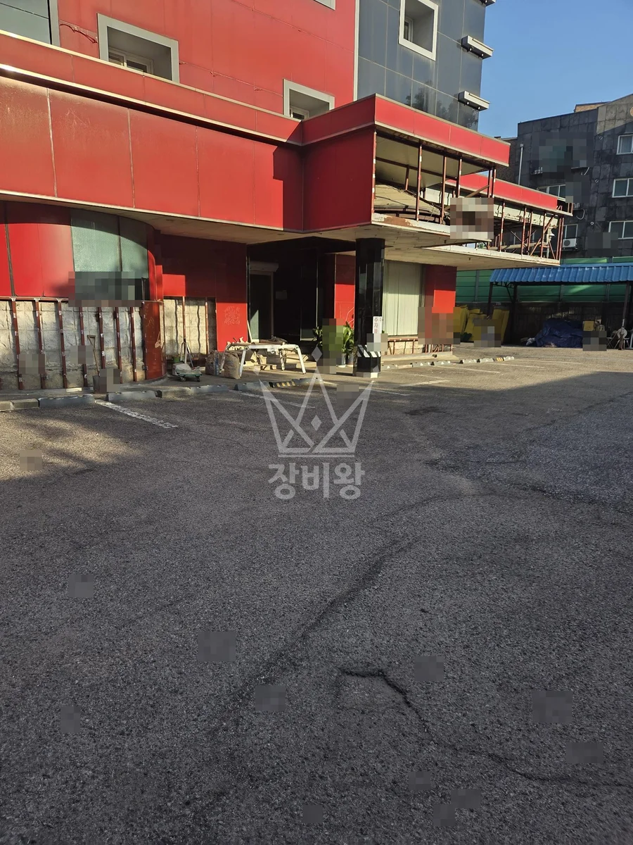 충남 부여군 스카이차 조경 작업 현장