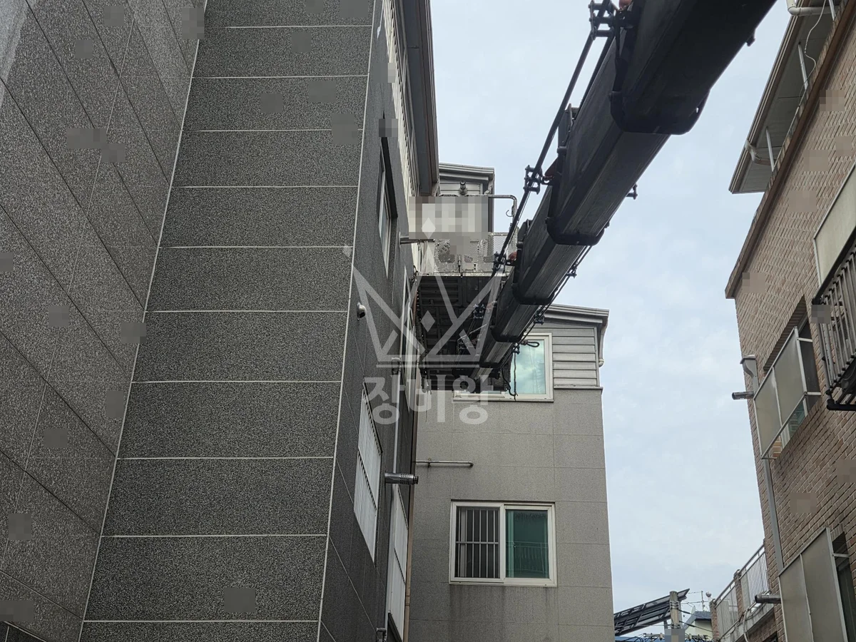 제주 제주시 이호이동 스카이차 철골 작업 현장