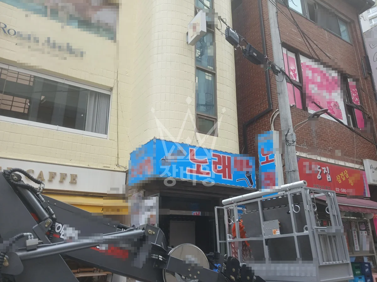 서울 서초구 원지동 스카이차 외벽 작업 작업 현장