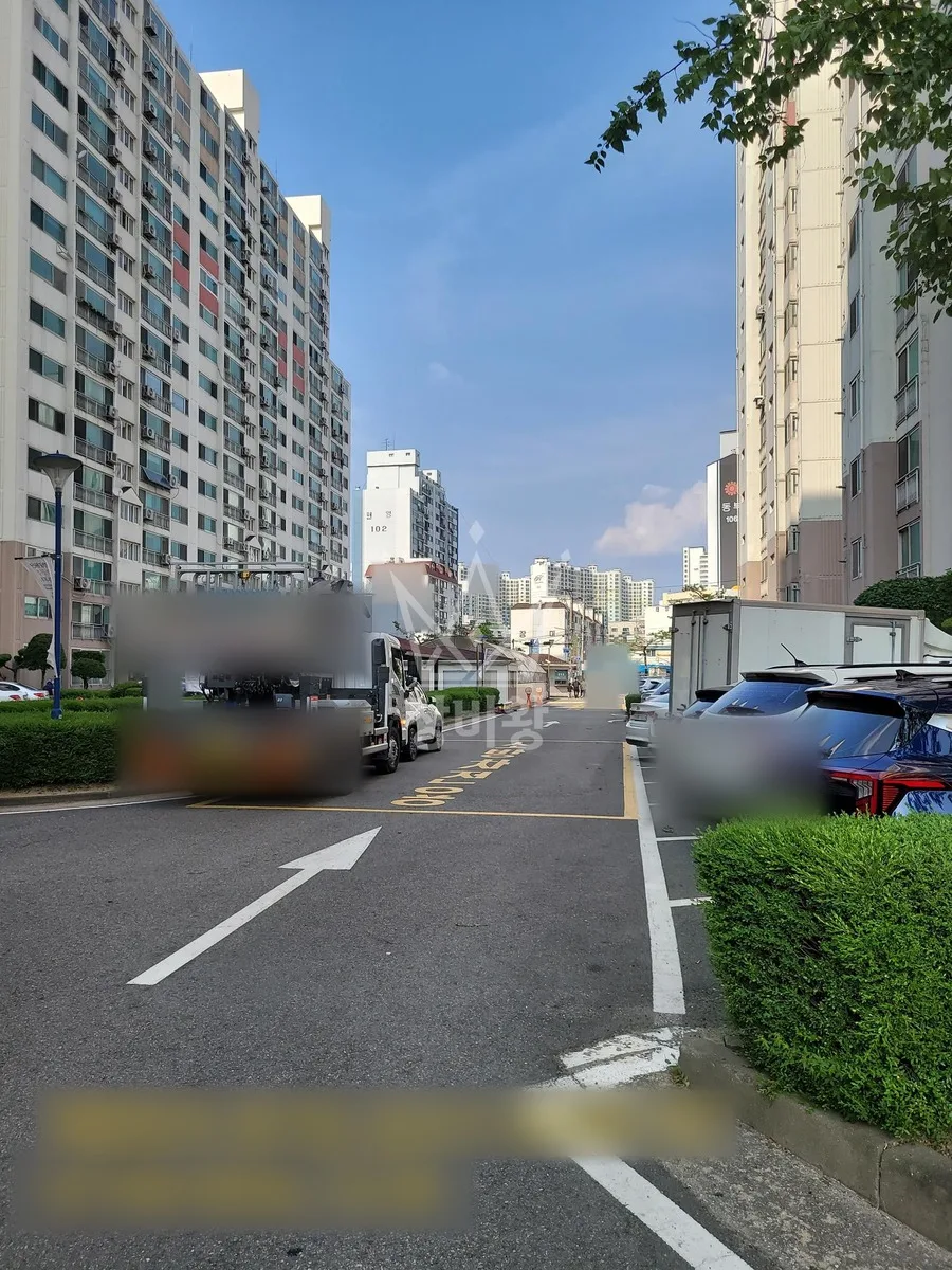 경기 오산시 스카이차 외벽 작업 작업 현장