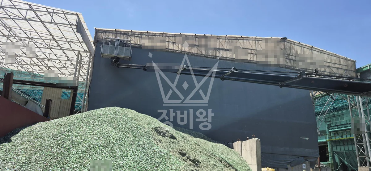 제주 제주시 구좌읍 동복리 스카이차 지붕 공사 작업 현장