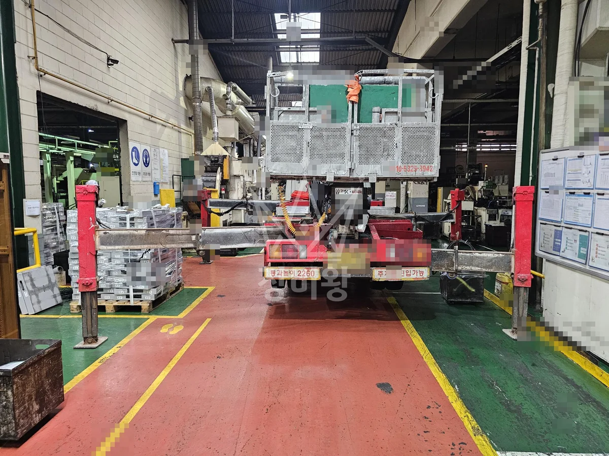 경기 안산시 스카이차 외벽 작업 작업 현장