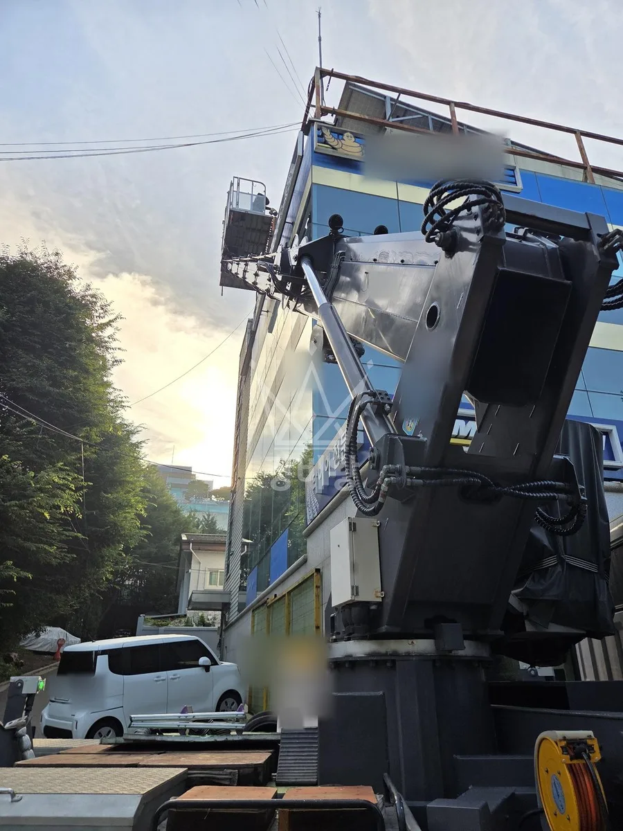 서울 서초구 신원동 스카이차 외벽 작업 작업 현장