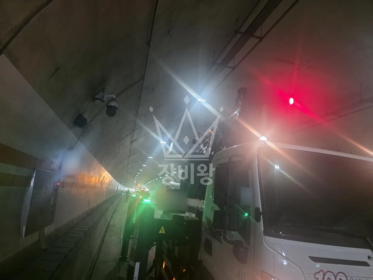 제주 서귀포시 안덕면 상창리 스카이차 외벽 작업 작업 현장